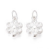 925 Sterling Silver Flower Charms STER-T009-05S-3