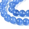Transparent Glass Imitation Cat Eye Beads Strands GLAA-Q110-01C-04-3