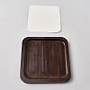 Square Wooden Organizer Display Jewelry Plates ODIS-WH0099-221A-1