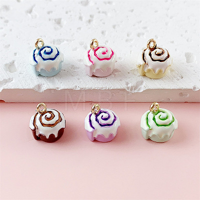 Alloy Enamel Pendants FIND-Z117-17G-1