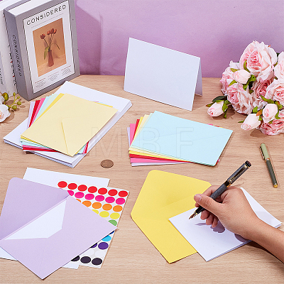 35Pcs 7 Colors Paper Envelope DIY-OC0015-11-1