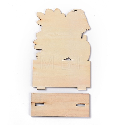 Natural Wood Display Decorations DJEW-O001-25-1