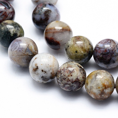 Natural Pietersite Beads Strands G-G823-05-10mm-1