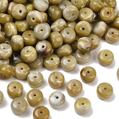 Opaque Acrylic Beads X-MACR-C037-03A-1