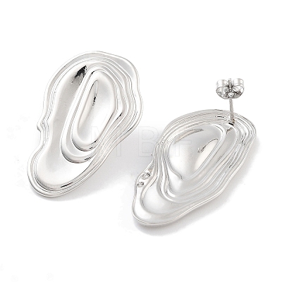 304 Stainless Steel Studs Earrings for Women EJEW-K283-07P-1