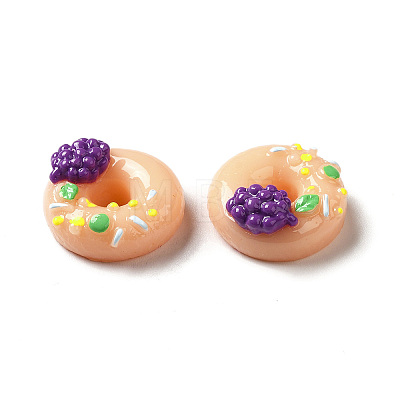 Opaque Resin Imitation Food Decoden Cabochons CRES-M014-01G-1