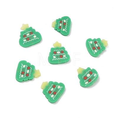 Christmas Handmade Polymer Clay Cabochons PY-CBA2910-01B-1