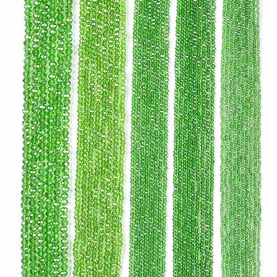 Electroplate Glass Beads Strands EGLA-A044-T4mm-B11-1