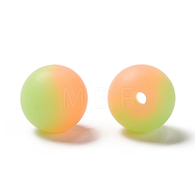 Two Tone Luminous Silicone Beads SIL-I002-01B-1