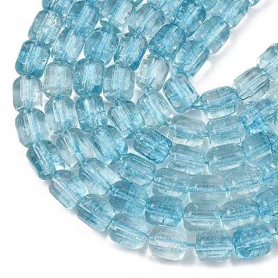 Transparent Glass Beads Strands GL-A001-01A-03-1