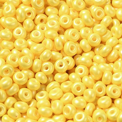 Baking Paint Luster Glass Seed Beads X1-SEED-B001-04A-06-1