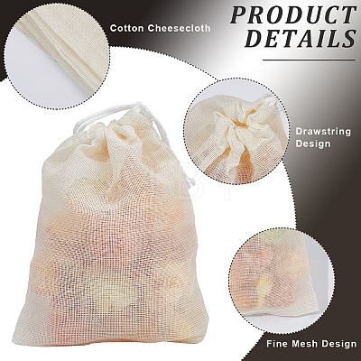 Beebeecraft Cotton Cloth Filter Bags AJEW-BBC0002-19C-1