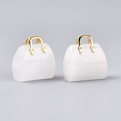 Natural Quartz Crystal Pendants G-Q602-01G-06-1