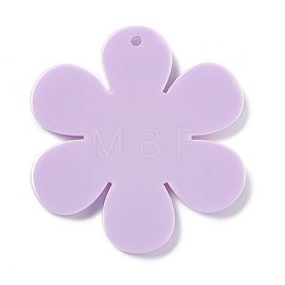 Opaque Acrylic Big Pendants OACR-P012-B02-1