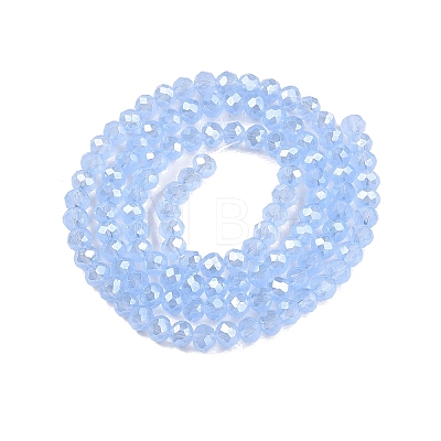 Electroplate Glass Beads Strands EGLA-A044-J4mm-A03-1