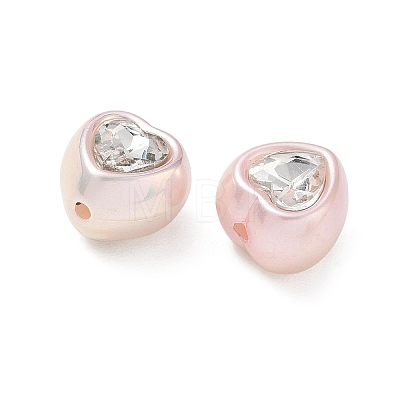 Baking Painted Acrylic & Rhinestone Beads RB-CBA19D7-02A-1
