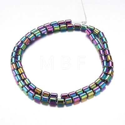 Electroplate Magnetic Synthetic Hematite Bead Strands G-A164-11E-01-1