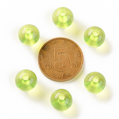 Transparent Acrylic Beads X-MACR-S370-A10mm-729-1