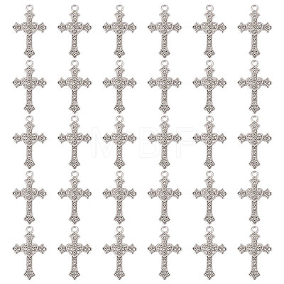 60Pcs Alloy Rhinestone Pendants ALRI-CA0001-14-1