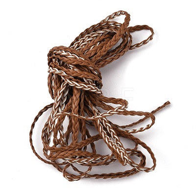 3-Ply PU Leather Braided Cord LC-WH0007-05-1