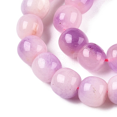 Dyed Natural White Jade Beads Strands G-T138-D04-1