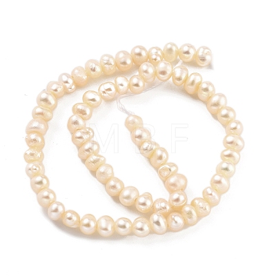 Natural Cultured Freshwater Pearl Beads Strands PEAR-C003-06D-1