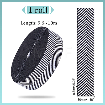   9.6~10 Yards Polyester Twill Tape Ribbon OCOR-PH0001-91B-1