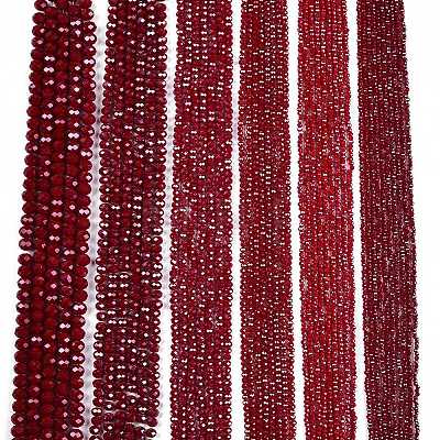 Electroplate Glass Beads Strands EGLA-A044-P2mm-A02-1