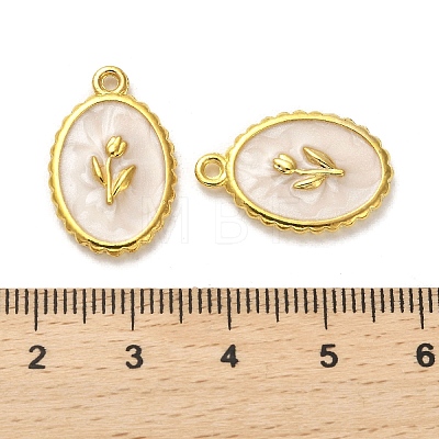 Alloy Enamel Pendants X-ENAM-R145-05G-1