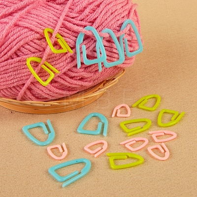 15Pcs 3 Styles Plastic Knittings PW-WG84565-01-1