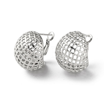 Non-Tarnish 304 Stainless Steel Hollow Earrings STAS-Z052-26P-1