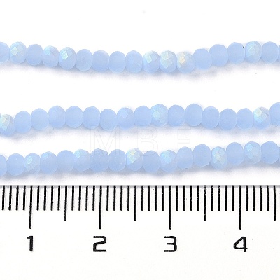 Imitation Jade Glass Beads Strands X1-EGLA-A034-J2mm-MB03-1