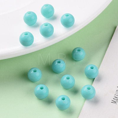 Opaque Acrylic Beads MACR-S370-C8mm-SS2107-1