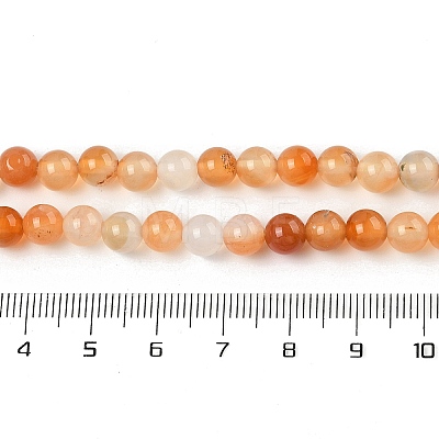 Natural Red Agate Beads Strands G-A248-A06-01-1