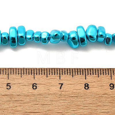 Baking Paint Electroplated Synthetic Non-magnetic Hematite Beads Strands G-H072-D01-01E-1