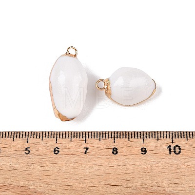 Natural Sea Shell Pendants SSHEL-N038-36-1