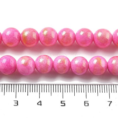 Natural Mashan Jade Beads Strands G-A255-A01-01N-1