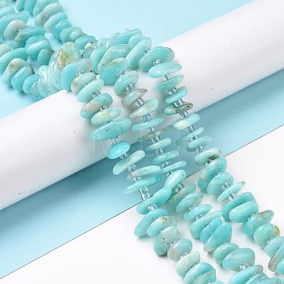 Natural Amazonite Beads Strands G-D480-A08-1