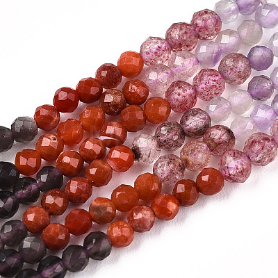 Natural Mixed Gemstone Beads Strands G-D080-A01-03-21-1