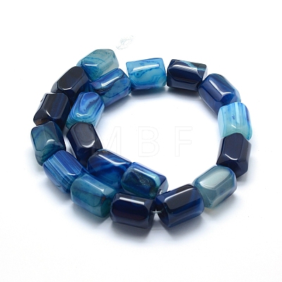Natural Agate Beads Strands G-L551D-02-1