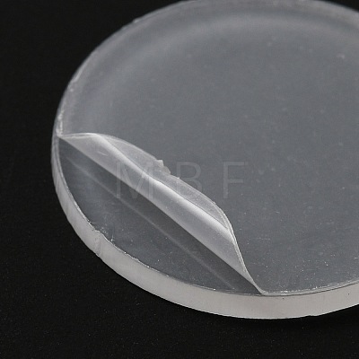 Transparent Acrylic Action Figure Display Bases DIY-WH0304-401A-1