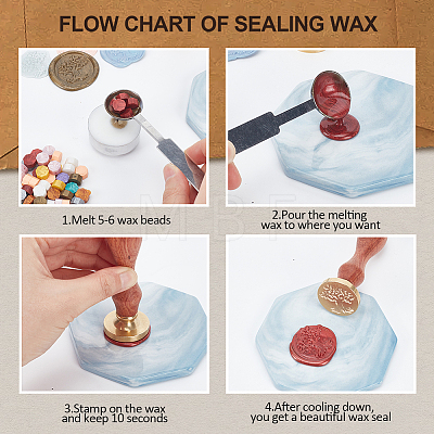 Wax Seal Stamp Set AJEW-WH0208-1059-1