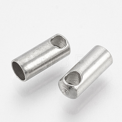 201 Stainless Steel Cord Ends STAS-S028-42-1