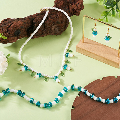 1Strand Handmade Lampwork Beads Strands LAMP-TA0001-84G-1
