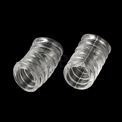 Transparent Acrylic European Beads TACR-G048-14-1