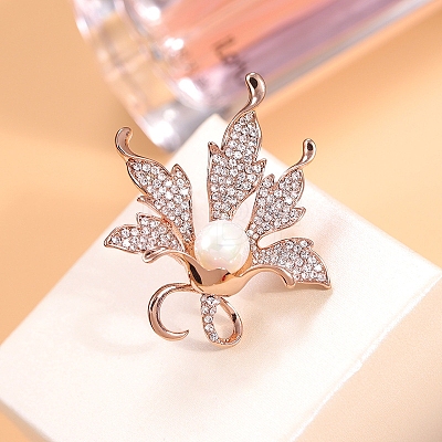 Alloy Rhinestone Brooch for Backpack Clothes PW-WG34212-01-1