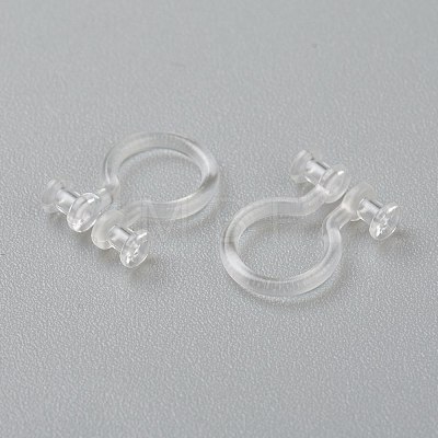 Plastic Clip-on Earring Findings KY-P001-06C-1