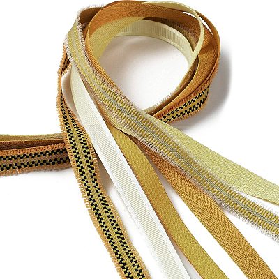 18 Yards 6 Styles Polyester Ribbon SRIB-C001-E01-1