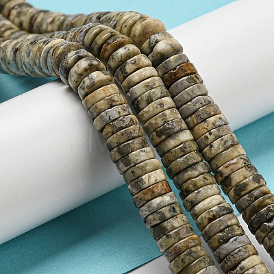 Natural Pyrite Beads Stands G-B051-C03-02-1