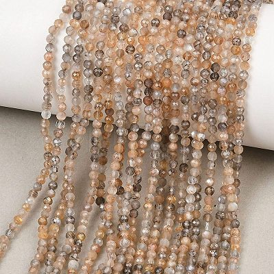 Natural Black Moonstone Beads Strands G-B175-D03-2mm-1